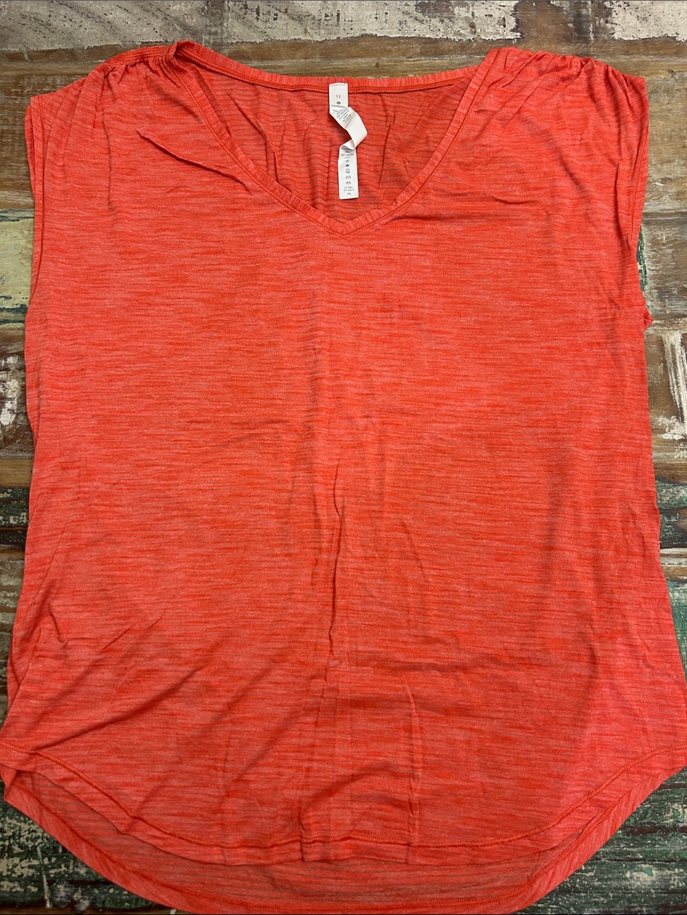 lululemon athletica Coral V-Neck Sleeveless Tank